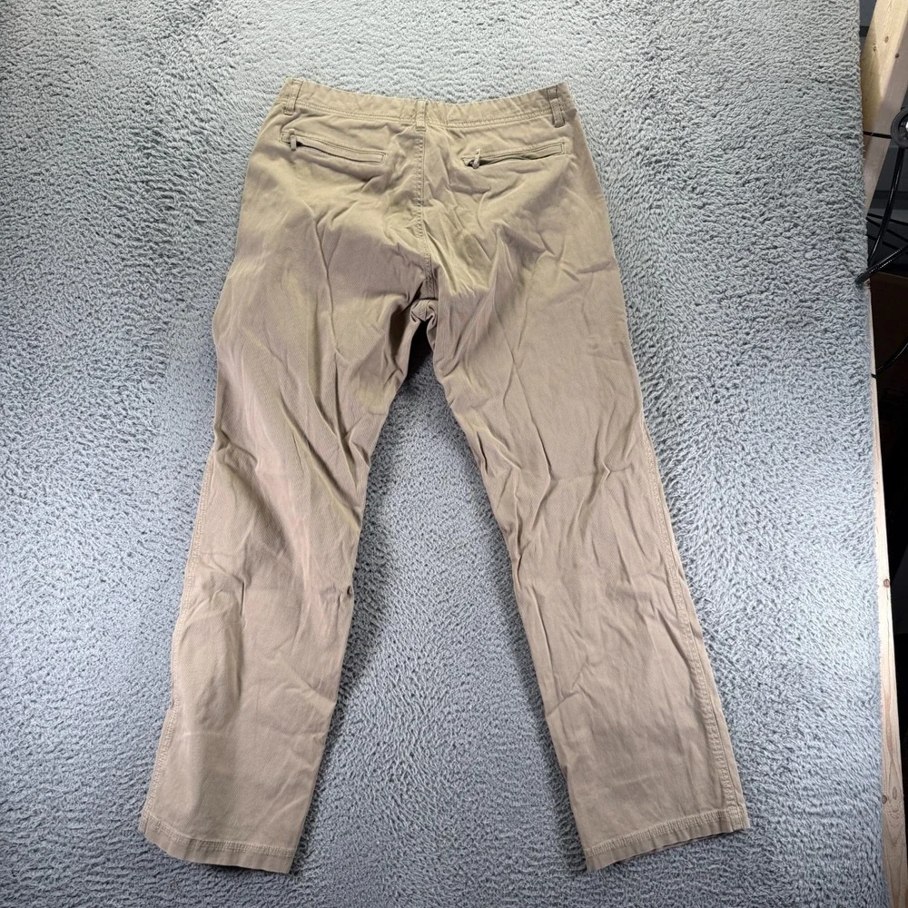 Carbon 2 Cobalt Pant Mens 33x31 Beige Cotton Corduroy Chino Straight Leg Stretch